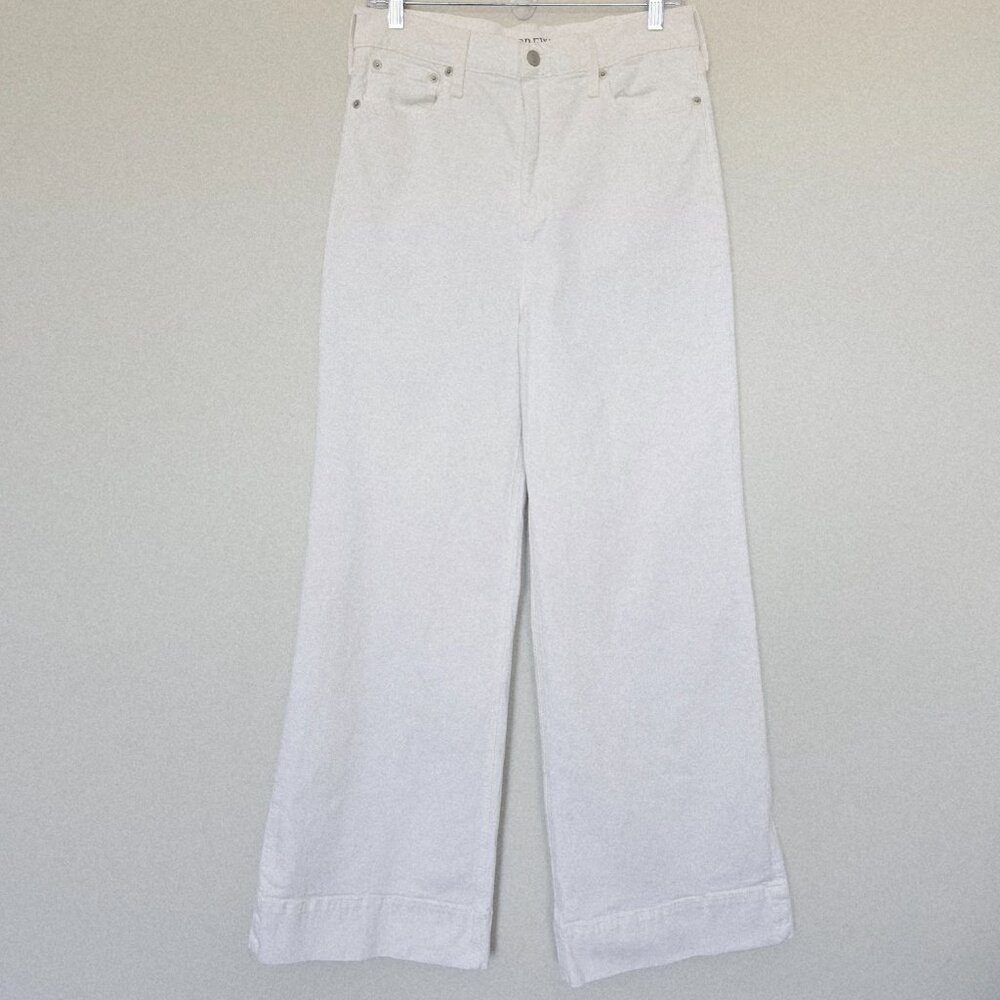 J. Crew Women's Cream Flare & Wide Leg Jeans